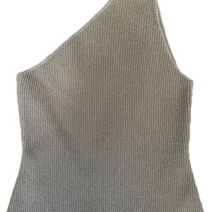 Aritzia Babaton Sculpt Metallic Knit Top